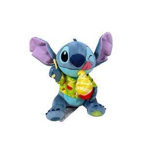 Disney Store Stitch Attacks Snacks Pineapple Dole Swirl Plush Soft Toy 12" VGC